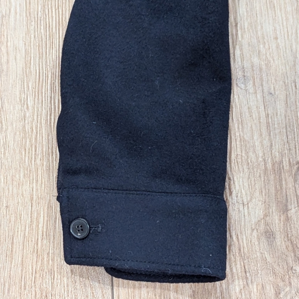 $500 Mens REISS Wool Blend Field Jacket Navy XL - Picture 5 of 7